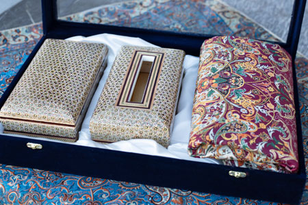 باکس هدیه خاتم کاری
